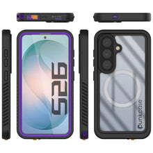 Load image into Gallery viewer, Galaxy S26 Waterproof Case, Punkcase [Extreme Mag Series] Armor Cover W/ Built In Screen Protector [Purple]
