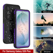 Load image into Gallery viewer, Galaxy S26 Plus Waterproof Case [Kickstud 2.0 Series] Protective IP68 Cover W/Screen Protector &amp; Kickstand [Purple]
