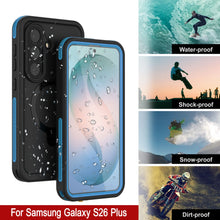 Load image into Gallery viewer, Galaxy S26 Plus Waterproof Case [Kickstud 2.0 Series] Protective IP68 Cover W/Screen Protector &amp; Kickstand [Blue]
