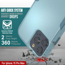 Load image into Gallery viewer, Punkcase for iPhone 15 Pro Max Belt Clip Multilayer Holster Case [Patron Series] [Mint]
