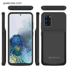 Load image into Gallery viewer, PunkJuice S20+ Plus Battery Case All Black - Fast Charging Power Juice Bank with 6000mAh
