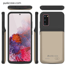 Load image into Gallery viewer, PunkJuice S20 Battery Case Gold - Fast Charging Power Juice Bank with 4800mAh
