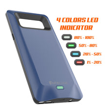 Load image into Gallery viewer, Galaxy Note 8 5000mAH Battery Charger W/ USB Port Slim Case [Blue]
