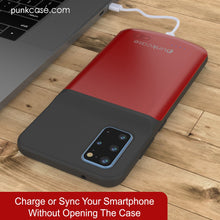 Load image into Gallery viewer, PunkJuice S20+ Plus Battery Case Red - Fast Charging Power Juice Bank with 6000mAh
