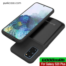 Load image into Gallery viewer, PunkJuice S20+ Plus Battery Case All Black - Fast Charging Power Juice Bank with 6000mAh
