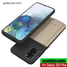 Load image into Gallery viewer, PunkJuice S20+ Plus Battery Case Gold - Fast Charging Power Juice Bank with 6000mAh
