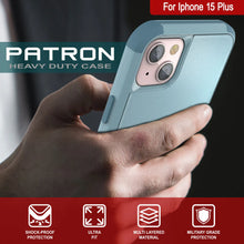 Load image into Gallery viewer, Punkcase for iPhone 15 Plus Belt Clip Multilayer Holster Case [Patron Series] [Mint]
