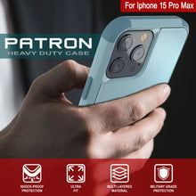 Load image into Gallery viewer, Punkcase for iPhone 15 Pro Max Belt Clip Multilayer Holster Case [Patron Series] [Mint]
