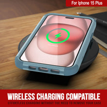 Load image into Gallery viewer, Punkcase for iPhone 15 Plus Belt Clip Multilayer Holster Case [Patron Series] [Mint]
