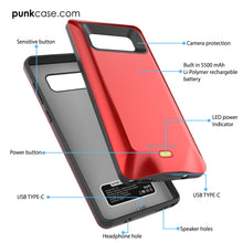 Load image into Gallery viewer, Galaxy Note 8 5000mAH Battery Charger W/ USB Port Slim Case [Gold]
