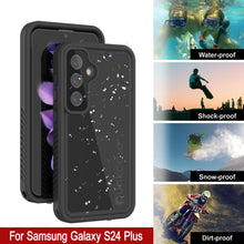 Load image into Gallery viewer, Galaxy S24+ Plus Waterproof Case PunkCase StudStar Black Thin 6.7ft Underwater IP68 Shock/Snow Proof
