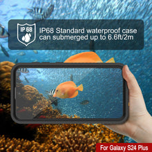 Load image into Gallery viewer, Galaxy S24+ Plus Waterproof Case PunkCase StudStar Black Thin 6.7ft Underwater IP68 Shock/Snow Proof
