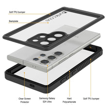 Load image into Gallery viewer, Galaxy S24 Ultra Waterproof Case PunkCase StudStar Clear Thin 6.6ft Underwater IP68 Shock/Snow Proof
