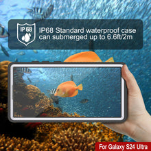 Load image into Gallery viewer, Galaxy S24 Ultra Waterproof Case, Punkcase StudStar White Thin 6.6ft Underwater IP68 Shock/Snow Proof
