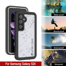 Load image into Gallery viewer, Galaxy S25 Waterproof Case, Punkcase StudStar White Thin 6.2ft Underwater IP68 Shock/Snow Proof
