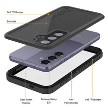 Load image into Gallery viewer, Galaxy S25 Waterproof Case PunkCase StudStar Black Thin 6.2ft Underwater IP68 Shock/Snow Proof
