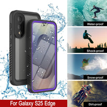 Load image into Gallery viewer, Galaxy S25 Edge Water/ Shockproof [Extreme Series] With Screen Protector Case [Purple]
