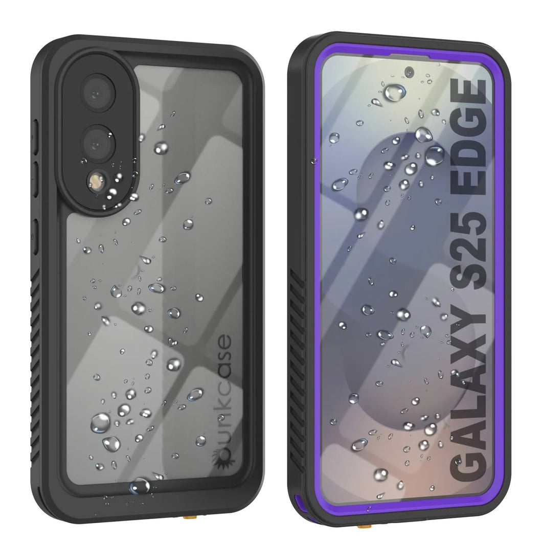 Galaxy S25 Edge Water/ Shockproof [Extreme Series] With Screen Protector Case [Purple]