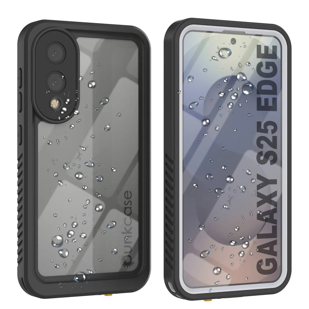 Galaxy S25 Edge Water/ Shockproof [Extreme Series] With Screen Protector Case [White]