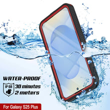 Load image into Gallery viewer, Galaxy S25 Plus Waterproof Case, Punkcase [Extreme Mag Series] Armor Cover W/ Built In Screen Protector [Red]
