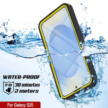 Load image into Gallery viewer, Galaxy S25 Waterproof Case, Punkcase [Extreme Mag Series] Armor Cover W/ Built In Screen Protector [Yellow]
