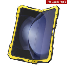 Load image into Gallery viewer, Galaxy Z Fold5 Metal Case, Heavy Duty Military Grade Armor Cover Full Body Hard [Neon]
