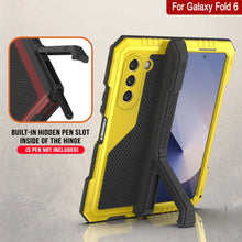Load image into Gallery viewer, Galaxy Z Fold6 Metal Case, Heavy Duty Military Grade Armor Cover Full Body Hard [Neon]

