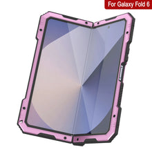 Load image into Gallery viewer, Galaxy Z Fold6 Metal Case, Heavy Duty Military Grade Armor Cover Full Body Hard [Pink]
