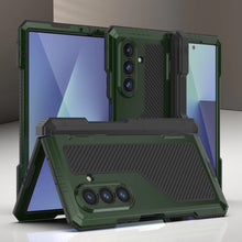Load image into Gallery viewer, Galaxy Z Fold7 Metal Case, Heavy Duty Military Grade Armor Cover Full Body Hard [Dark Green]
