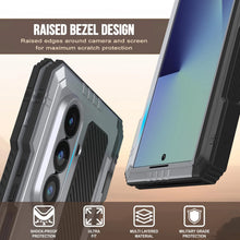 Load image into Gallery viewer, Galaxy Z Fold7 Metal Case, Heavy Duty Military Grade Armor Cover Full Body Hard [White]
