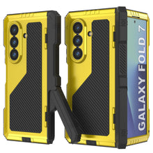 Load image into Gallery viewer, Galaxy Z Fold7 Metal Case, Heavy Duty Military Grade Armor Cover Full Body Hard [Neon]
