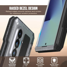 Load image into Gallery viewer, Galaxy Z Fold7 Metal Case, Heavy Duty Military Grade Armor Cover Full Body Hard [White]
