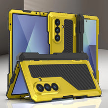Load image into Gallery viewer, Galaxy Z Fold7 Metal Case, Heavy Duty Military Grade Armor Cover Full Body Hard [Neon]

