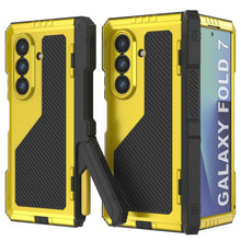 Load image into Gallery viewer, Galaxy Z Fold7 Metal Case, Heavy Duty Military Grade Armor Cover Full Body Hard [Neon]
