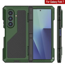 Load image into Gallery viewer, Galaxy Z Fold7 Metal Case, Heavy Duty Military Grade Armor Cover Full Body Hard [Dark Green]
