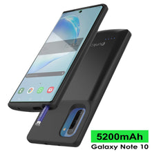 Load image into Gallery viewer, Galaxy Note 10 5200mAH Battery Charger W/ USB Port Slim Case [Black]
