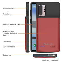 Load image into Gallery viewer, Galaxy Note 10+ Plus 6000mAH Battery Charger W/ USB Port Slim Case [Red]
