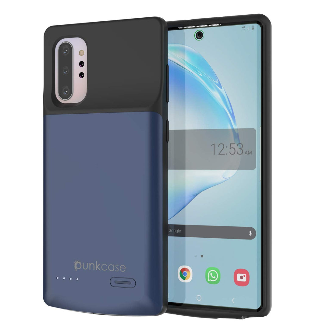 Galaxy Note 10+ Plus 6000mAH Battery Charger W/ USB Port Slim Case [Blue]