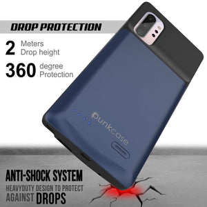 Galaxy Note 10+ Plus 6000mAH Battery Charger W/ USB Port Slim Case [Blue]
