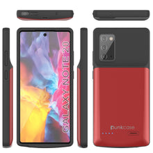 Load image into Gallery viewer, Galaxy Note 20 6000mAH Battery Charger Slim Case [Red]
