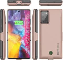 Load image into Gallery viewer, Galaxy Note 20 6000mAH Battery Charger PunkJuice 2.0 Slim Case [Rose-Gold]
