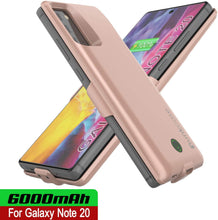 Load image into Gallery viewer, Galaxy Note 20 6000mAH Battery Charger PunkJuice 2.0 Slim Case [Rose-Gold]
