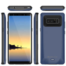 Load image into Gallery viewer, Galaxy Note 8 5000mAH Battery Charger W/ USB Port Slim Case [Blue]
