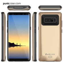 Load image into Gallery viewer, Galaxy Note 8 5000mAH Battery Charger W/ USB Port Slim Case [Gold]
