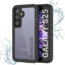 Load image into Gallery viewer, Galaxy S25 Waterproof Case PunkCase StudStar Clear Thin 6.2ft Underwater IP68 Shock/Snow Proof
