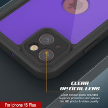 Load image into Gallery viewer, iPhone 16 Plus Waterproof IP68 Case, Punkcase [Purple] [StudStar Series] [Slim Fit] [Dirtproof]
