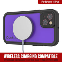 Load image into Gallery viewer, iPhone 16 Plus Waterproof IP68 Case, Punkcase [Purple] [StudStar Series] [Slim Fit] [Dirtproof]
