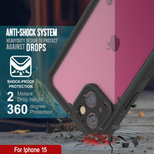 Load image into Gallery viewer, iPhone 16 Waterproof IP68 Case, Punkcase [Clear] [StudStar Series] [Slim Fit] [Dirtproof]
