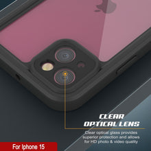 Load image into Gallery viewer, iPhone 16 Waterproof IP68 Case, Punkcase [Clear] [StudStar Series] [Slim Fit] [Dirtproof]
