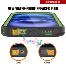 Load image into Gallery viewer, iPhone 16 Waterproof Case, Punkcase [Extreme Series] Armor Cover W/ Built In Screen Protector [Light Green]
